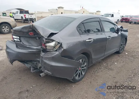 2014 Honda Civic Ex z USA, uszkodzony, nr VIN 19XFB2F86EE081002